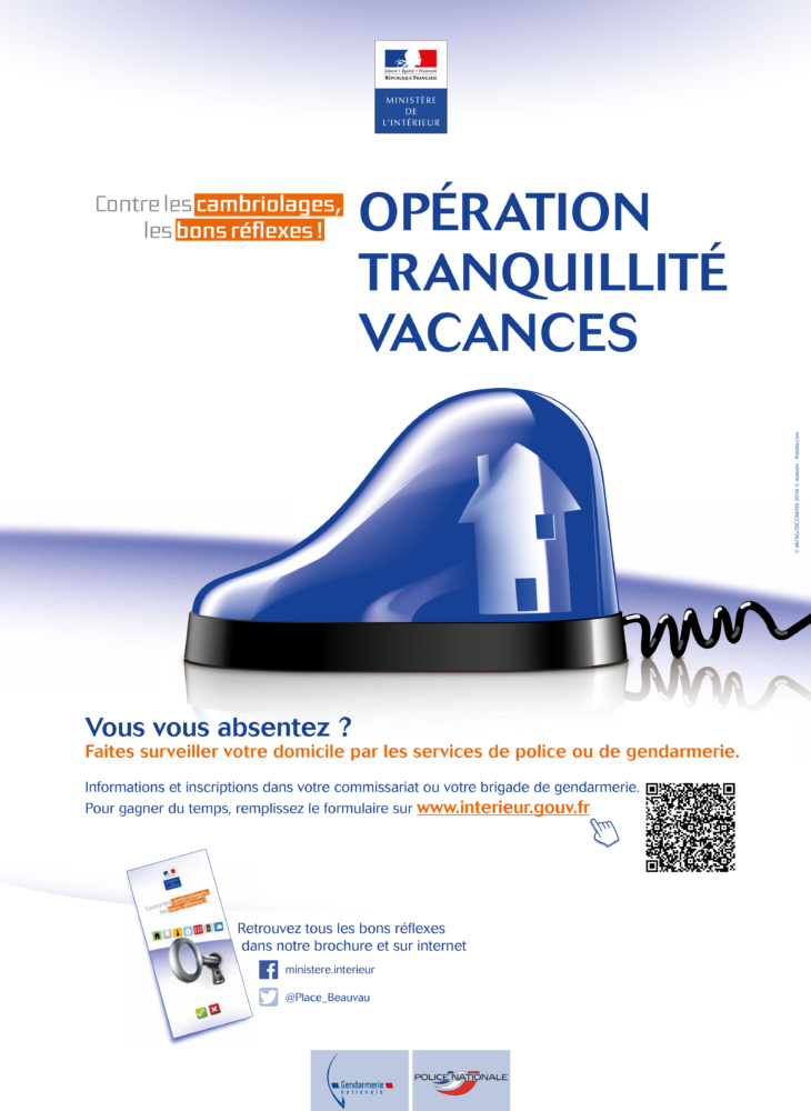 OPÉRATION TRANQUILLITÉ VACANCES